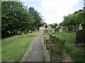 The churchyard, Bramham