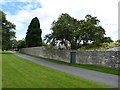 Garden wall, Nether Lypiatt Manor