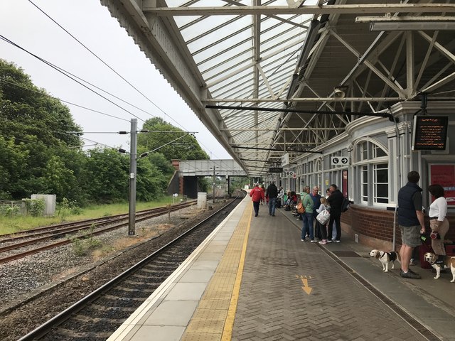 Platform 2 at Berwick Station
