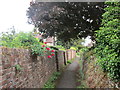 Footpath from the church, Cleeve Prior