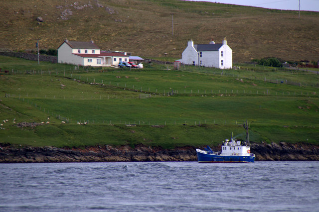MV Koada off Marrister, Whalsay