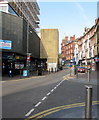 West along Skinner Street, Newport city centre