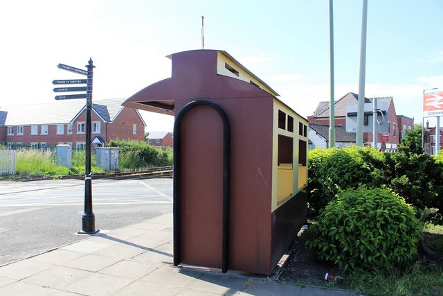An interesting bus shelter