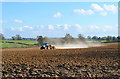 ST8285 : Farming, nr Sopworth, Wiltshire 2014 by Ray Bird