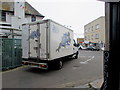 J&R Food Service van, Marine Parade, Lyme Regis