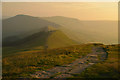 SK1585 : Mam Tor Ridge from Lose Hill, Derbyshire by Andrew Tryon