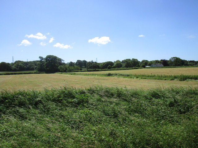 Hay field at Nash