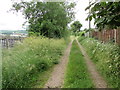 Track towards Pillowell Close, Cheltenham