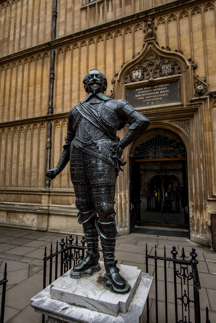 William Herbert statue at Bodleian Library, Oxford