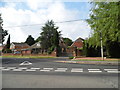 Tatchbury Lane at the junction of Ringwood Road