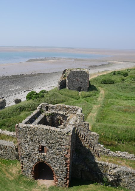 A view from Piel Castle keep