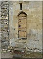 SO8729 : Deerhurst - St Mary's church - small doorway and steps by Rob Farrow
