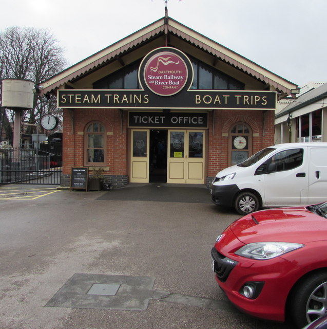 Dartmouth Steam Railway & River Boat Company ticket office in Paignton