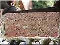 An inscribed brick, St Martin