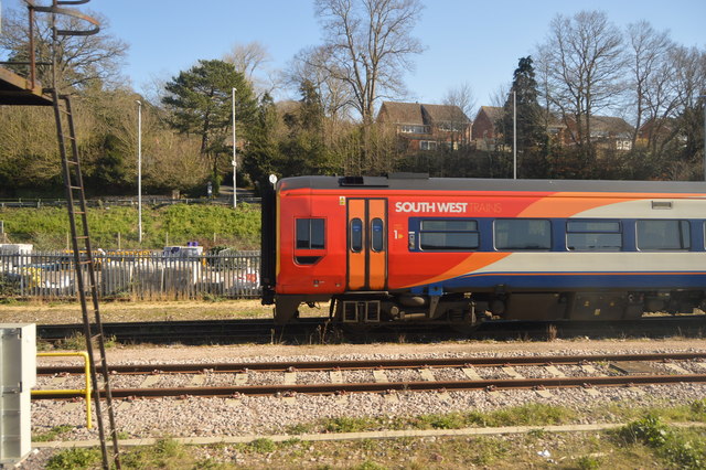 South West train, Exeter Sidings