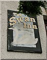 NS7479 : Sign for the Swan Inn, Banton by Richard Sutcliffe