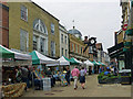 Street market in High Street, Winchester