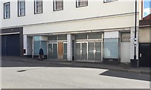 SP3166 : Rear doors of former Woolworth's store, Bedford Street, Royal Leamington Spa by Robin Stott