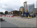 Demolition site on Howard Street