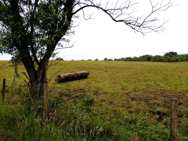 Roller in a field, Mullaghslin Glebe