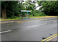 Bryn Road bus stop and shelter, Pontllanfraith