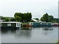 SK4925 : Moorings at East Midlands Boat Services by Alan Murray-Rust