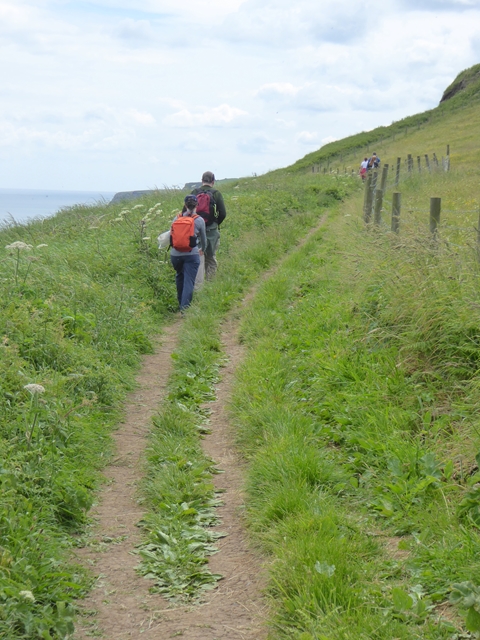 Cleveland Way approaching High Whitby