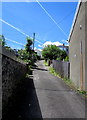 Steep side road in Bargoed