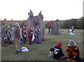 ST6063 : The Midsummer revelry reconvenes at the stone circle by Neil Owen