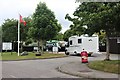 Campsite entrance at Poolewe