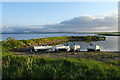 Boats at the Merkister Hotel