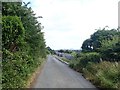 View South along Seafin Road, Carn Hill, Meigh