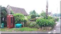 Telephone Kiosk and Grit Bin, Eastcombe