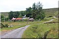 Old crofthouse and barns in Durnamuck