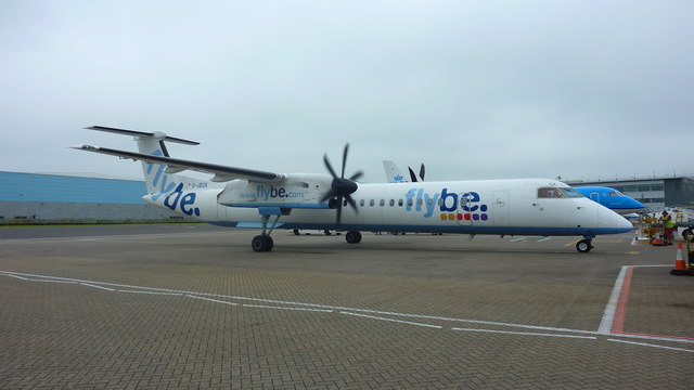 Flybe G-JECK at Parking Position 4, Southampton Airport
