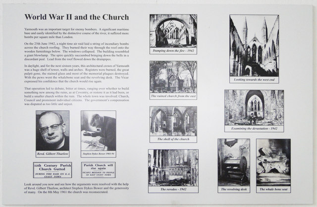 WWII and Gt. Yarmouth church
