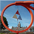 Newport Indoor Market viewed through the Steel Wave