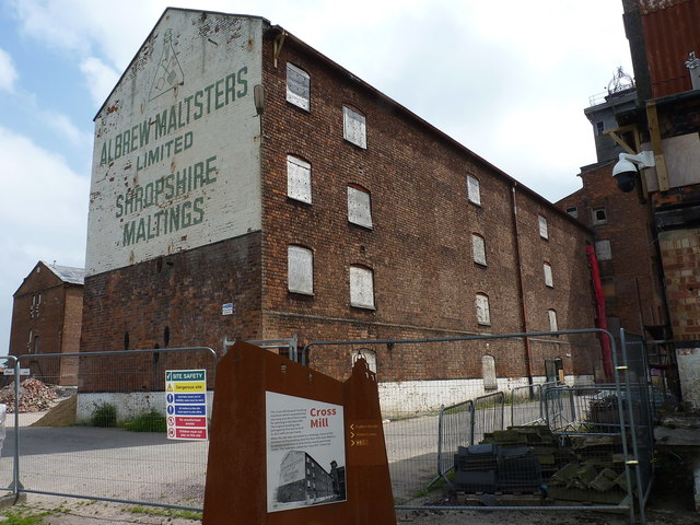 The former Cross Mill building at... © Richard Law cc-by-sa/2.0 ...