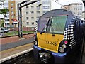 Train cab front at Dalmuir