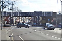 TQ3887 : Railway Bridge, High Rd by N Chadwick
