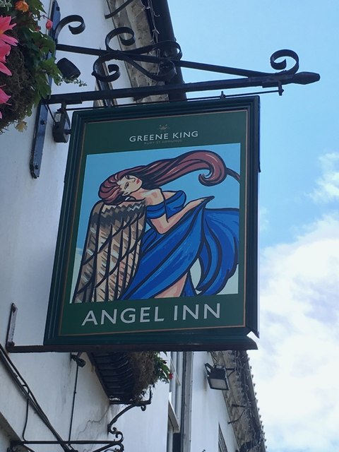 The sign of the Angel Inn