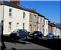 Cars and houses at the southern end of St Woolos Road, Newport