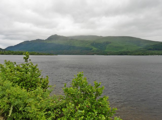 View across the Loch to Ben Lomond