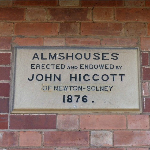 Dedicatory plaque, Higgott Almshouses,... © Alan Murray-Rust cc-by-sa/2 ...