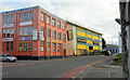 Orange and yellow, Penarth Road, Cardiff