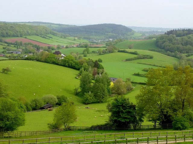 The Hope Mansell valley in spring, 1