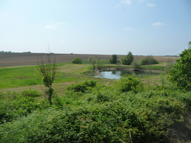 Two ponds [one behind the other], south of Crownthorpe Carr