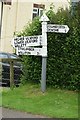 SCC Fingerpost at Stogumber