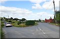 The bifurcation of Carn Road on Carn Hill