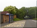 Bus shelter on A48 in Pyle